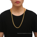 Shangjie OEM kalung classic vintage hip hop jewelry necklace hip hop gold plated necklace fashion cuban chain